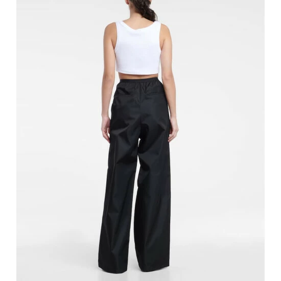 Prada Logo Cotton Jersey Crop Top 4 Prada Logo Cotton Jersey Crop Top - Image 2