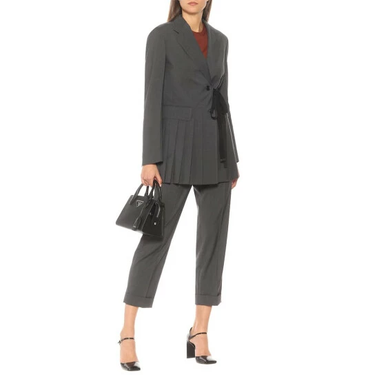 Prada Cropped Slim Virgin Wool Pants 3 Prada Cropped Slim Virgin Wool Pants