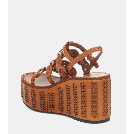 Prada Woven Leather Platform Sandals 4 Prada Woven Leather Platform Sandals - Image 2