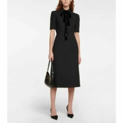 Prada Virgin Wool Midi Dress