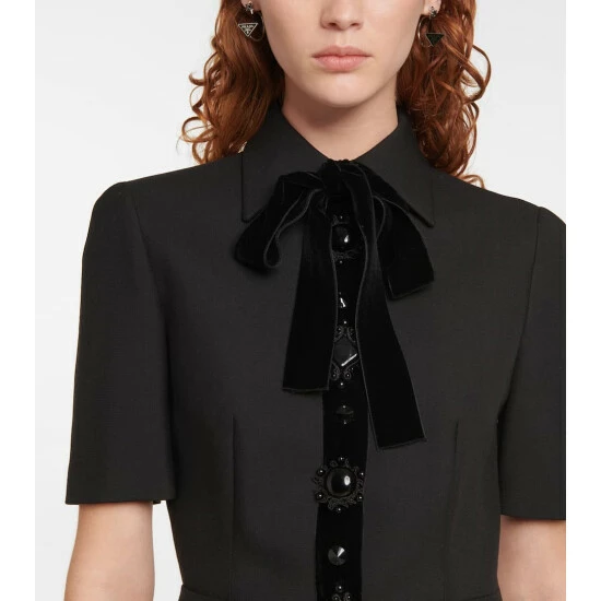 Prada Virgin Wool Midi Dress 5 Prada Virgin Wool Midi Dress - Image 3