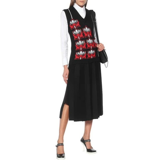 Prada Floral Intarsia Knit Sweater 3 Prada Floral Intarsia Knit Sweater