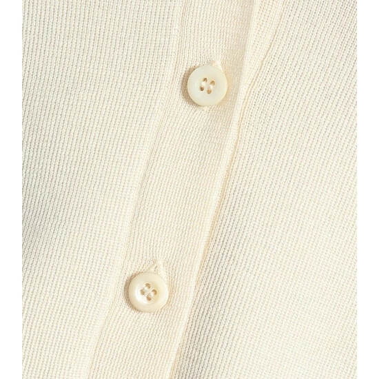 Prada Cropped Cashmere And Silk Cardigan 5 Prada Cropped Cashmere And Silk Cardigan - Image 3