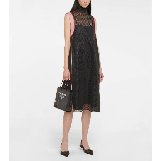 Prada Mesh Midi Dress 3 Prada Mesh Midi Dress