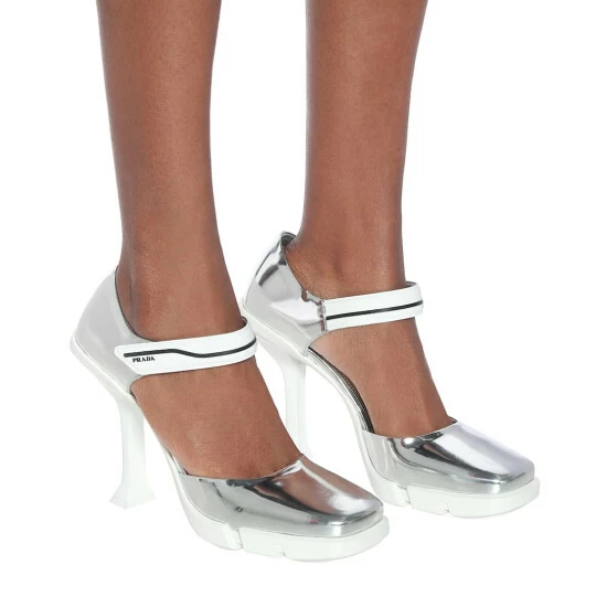 Prada Metallic Leather Pumps 5 Prada Metallic Leather Pumps - Image 3
