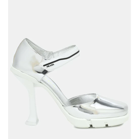 Prada Metallic Leather Pumps 6 Prada Metallic Leather Pumps - Image 4