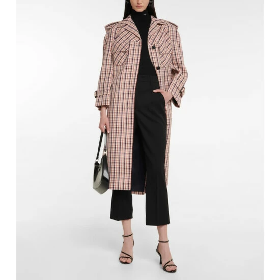 Prada Checked Virgin Wool Coat 3 Prada Checked Virgin Wool Coat