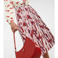 Prada Printed Crêpe De Chine Midi Dress -Cheap Prada Store unnamed file 3999