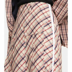 Prada Checked Virgin Wool Midi Skirt -Cheap Prada Store unnamed file 4009