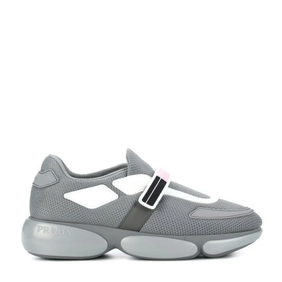 Prada Cloudbust Leather-trimmed Mesh Sneakers 5 Prada Cloudbust Leather-trimmed Mesh Sneakers - Image 3