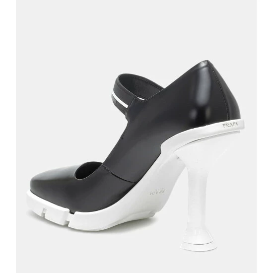 Prada Mary Jane 105 Leather Pumps 4 Prada Mary Jane 105 Leather Pumps - Image 2