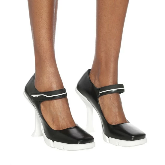 Prada Mary Jane 105 Leather Pumps 5 Prada Mary Jane 105 Leather Pumps - Image 3