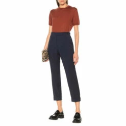 Prada Virgin-wool Straight Pants