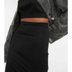 Prada High-rise Midi Skirt -Cheap Prada Store unnamed file 408