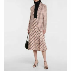 Prada Checked Wool Blazer