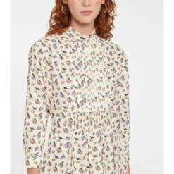 Prada Floral Crêpe Midi Dress -Cheap Prada Store unnamed file 4108