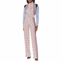 Prada Printed High-rise Crêpe Pants
