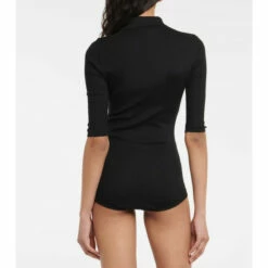 Prada Logo Silk And Cashmere Bodysuit -Cheap Prada Store unnamed file 412