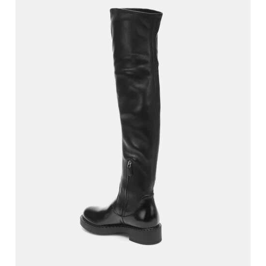 Prada Tall Leather Boots 4 Prada Tall Leather Boots - Image 2