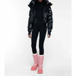 Prada Monolith Shearling-lined Leather Boots