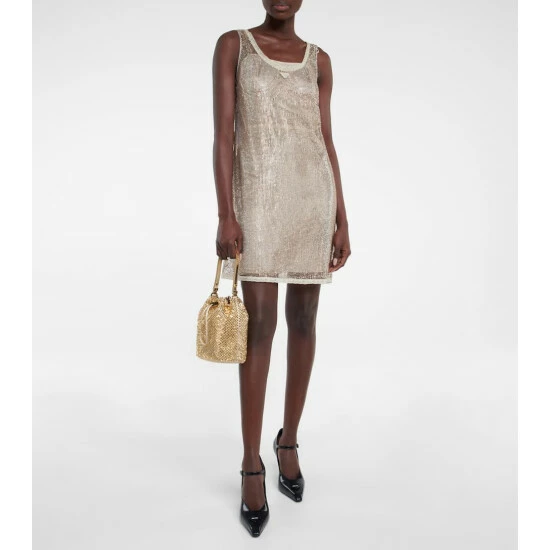 Prada Crystal-embellished Satin Shoulder Bag 6 Prada Crystal-embellished Satin Shoulder Bag - Image 4