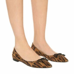 Prada Leopard-print Suede Ballet Flats -Cheap Prada Store unnamed file 4217