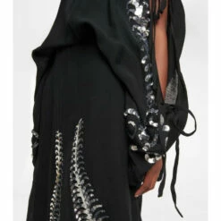 Prada Sequined Silk Off-shoulder Midi Dress -Cheap Prada Store unnamed file 4223