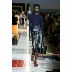 Prada Sequined Leather Wrap Midi Skirt -Cheap Prada Store unnamed file 4229