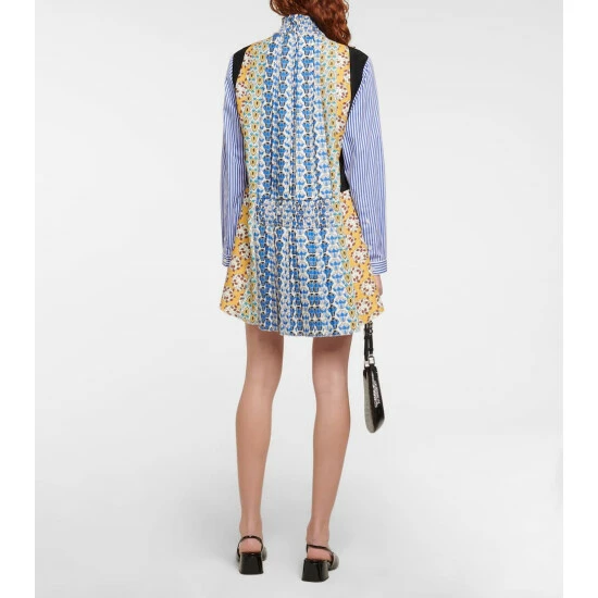 Prada Floral Crêpe Mini Dress 4 Prada Floral Crêpe Mini Dress - Image 2