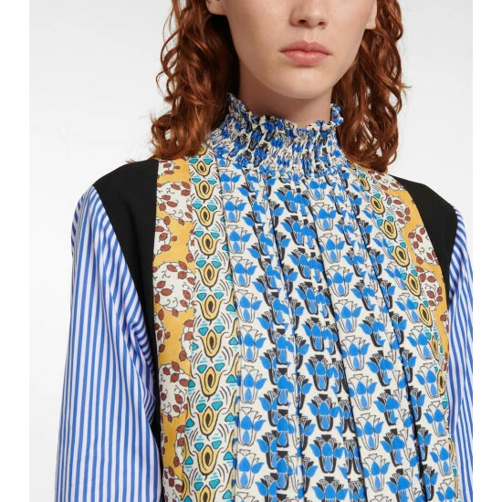 Prada Floral Crêpe Mini Dress 5 Prada Floral Crêpe Mini Dress - Image 3