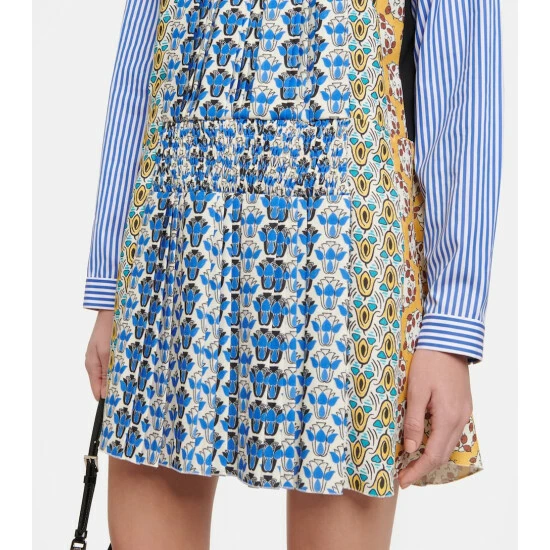 Prada Floral Crêpe Mini Dress 6 Prada Floral Crêpe Mini Dress - Image 4