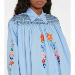 Prada Embroidered Cotton Shirt -Cheap Prada Store unnamed file 4236