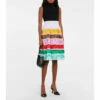 Prada Lace-trimmed Silk Midi Skirt -Cheap Prada Store unnamed file 4238