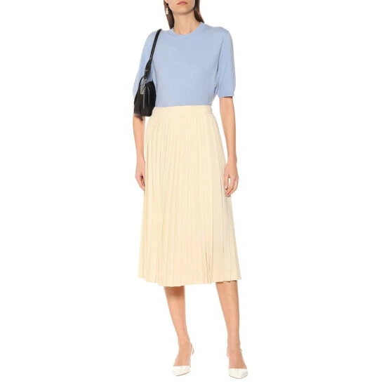 Prada High-rise Crêpe Skirt 3 Prada High-rise Crêpe Skirt