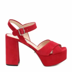 Prada Suede Platform Sandals -Cheap Prada Store unnamed file 4263