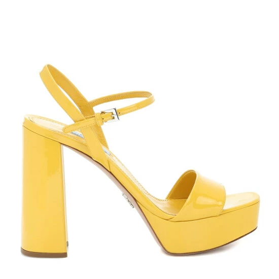 Prada Patent-leather Platform Sandals 5 Prada Patent-leather Platform Sandals - Image 3
