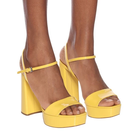 Prada Patent-leather Platform Sandals 6 Prada Patent-leather Platform Sandals - Image 4