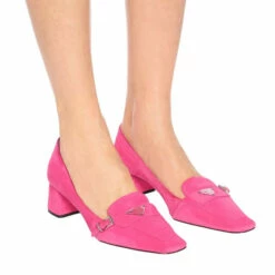 Prada Logo Suede Loafers -Cheap Prada Store unnamed file 4283