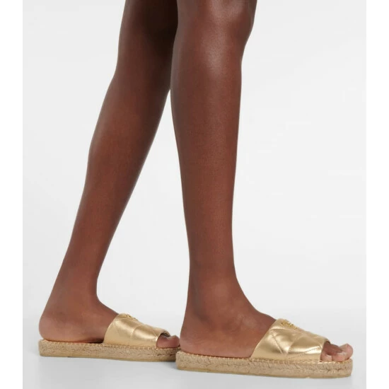 Prada Espadrille Leather Sandals 5 Prada Espadrille Leather Sandals - Image 3