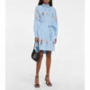 Prada Embroidered Cotton-poplin Minidress -Cheap Prada Store unnamed file 4323