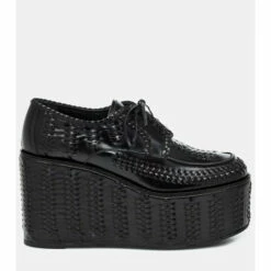 Prada Woven Leather Platform Brogues -Cheap Prada Store unnamed file 4351