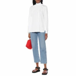 Prada Cotton-poplin Blouse