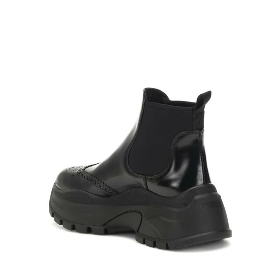 Prada Leather Ankle Boots 4 Prada Leather Ankle Boots - Image 2