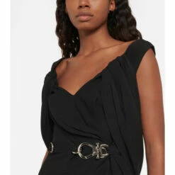 Prada Embellished Crêpe Dress -Cheap Prada Store unnamed file 4446