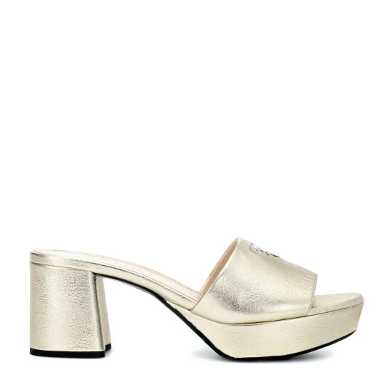 Prada Metallic Leather Plateau Mules 5 Prada Metallic Leather Plateau Mules - Image 3