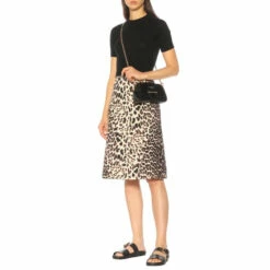 Prada Croc-effect Leather Slides