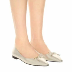 Prada Saffiano Leather Ballet Flats -Cheap Prada Store unnamed file 4574