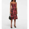 Prada Floral Crêpe-cady Midi Dress -Cheap Prada Store unnamed file 4641