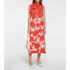 Prada Floral-printed Twill Midi Dress -Cheap Prada Store unnamed file 4645