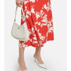 Prada Floral-printed Twill Midi Dress 9 Prada Floral-printed Twill Midi Dress -Cheap Prada Store unnamed file 4648